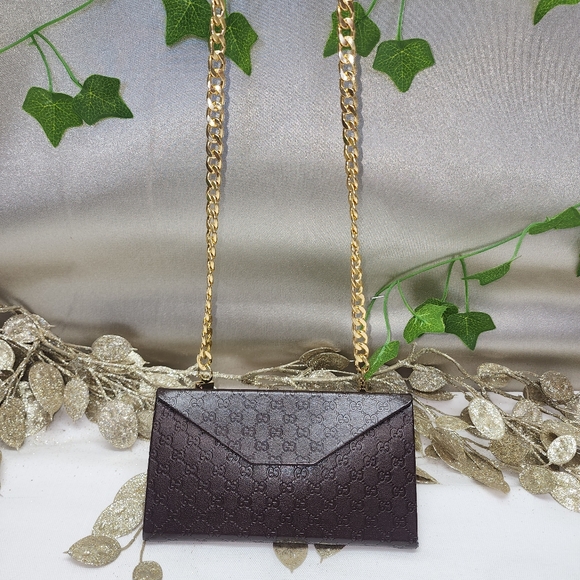 Authentic Gucci Sunglass Case Upcycled Crossbody Pouch - Picture 4 of 16